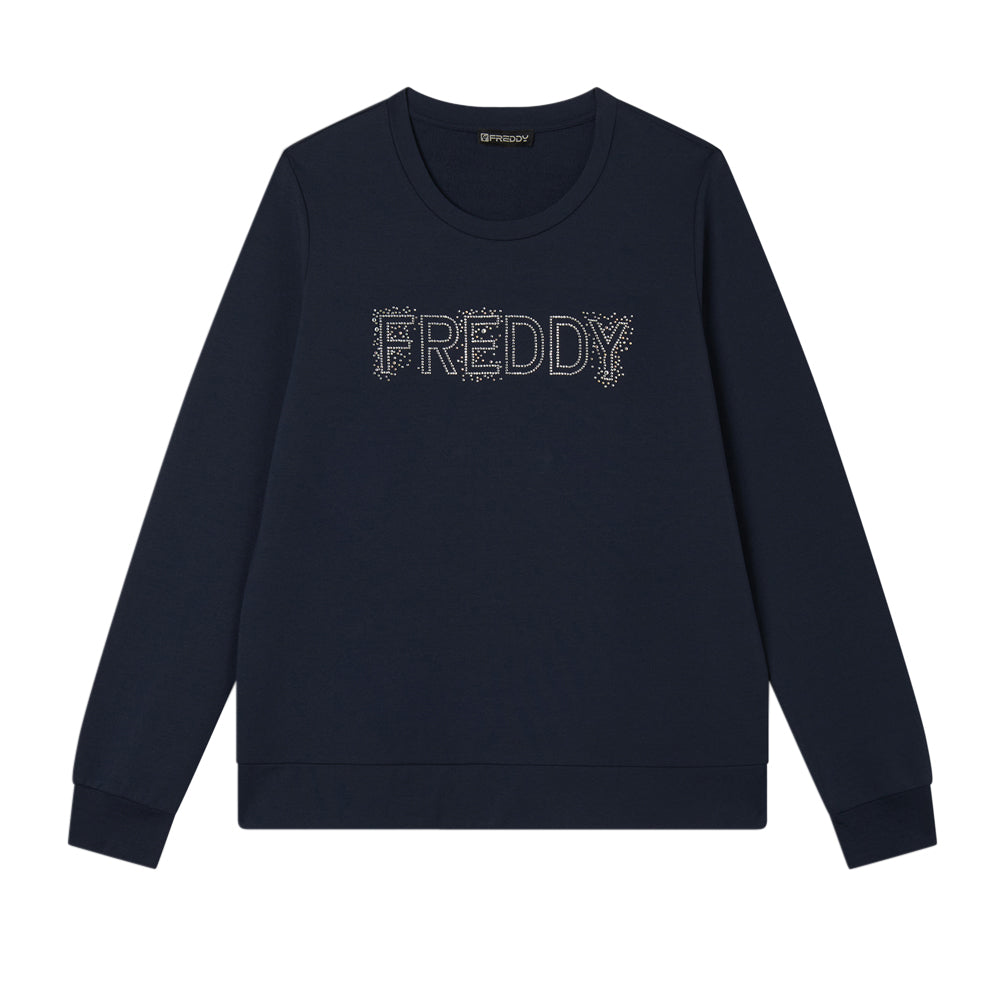 Felpa Freddy Donna - Blu