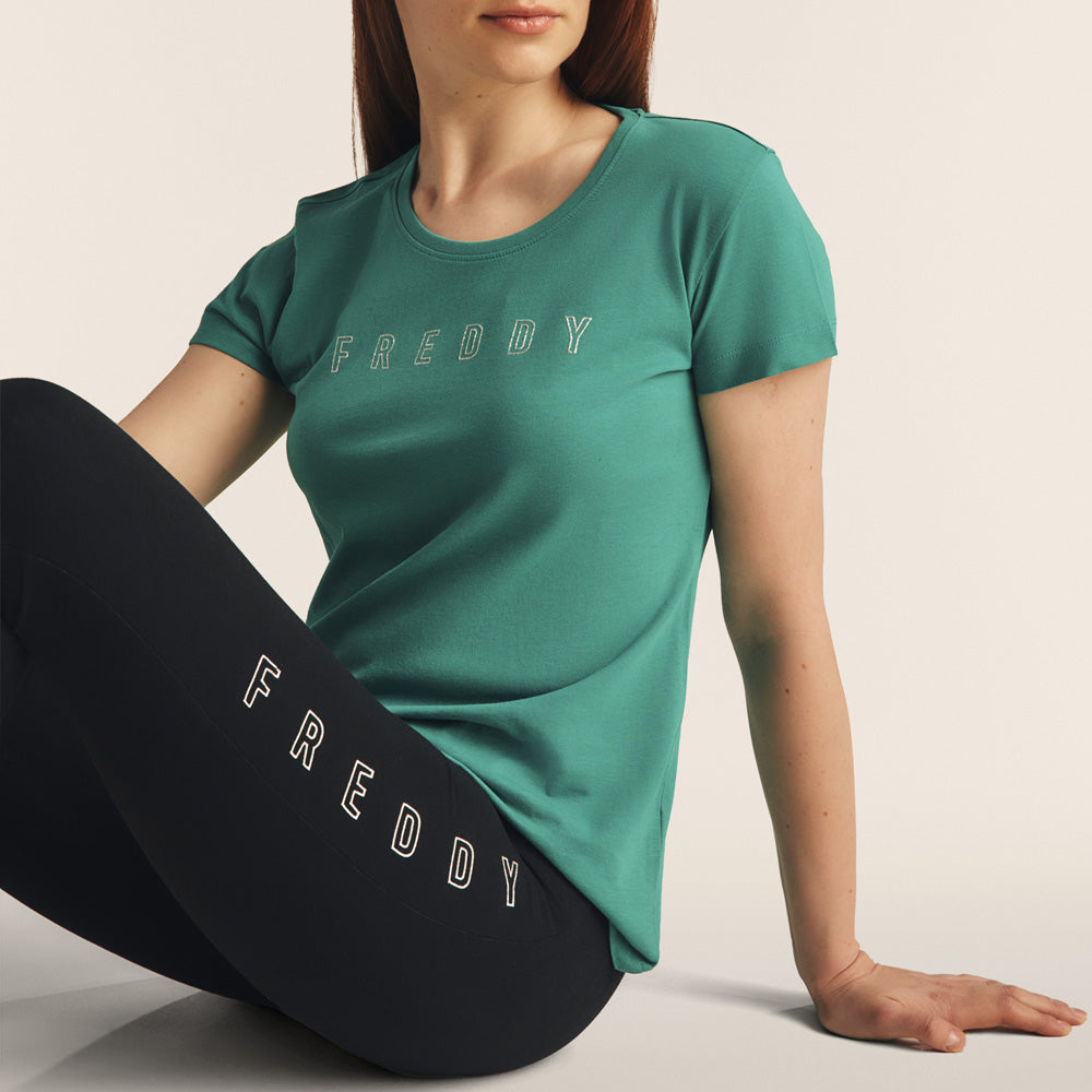 Leggings Freddy Donna - Nero