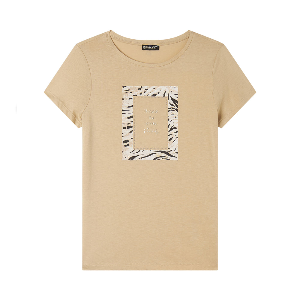 T-Shirt Freddy Donna - Crema