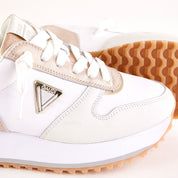 Sneakers Gaudi' Cassie/leather Donna - Bianco