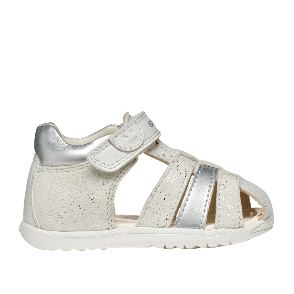 Sandalo Geox Macchia Bimba - Bianco