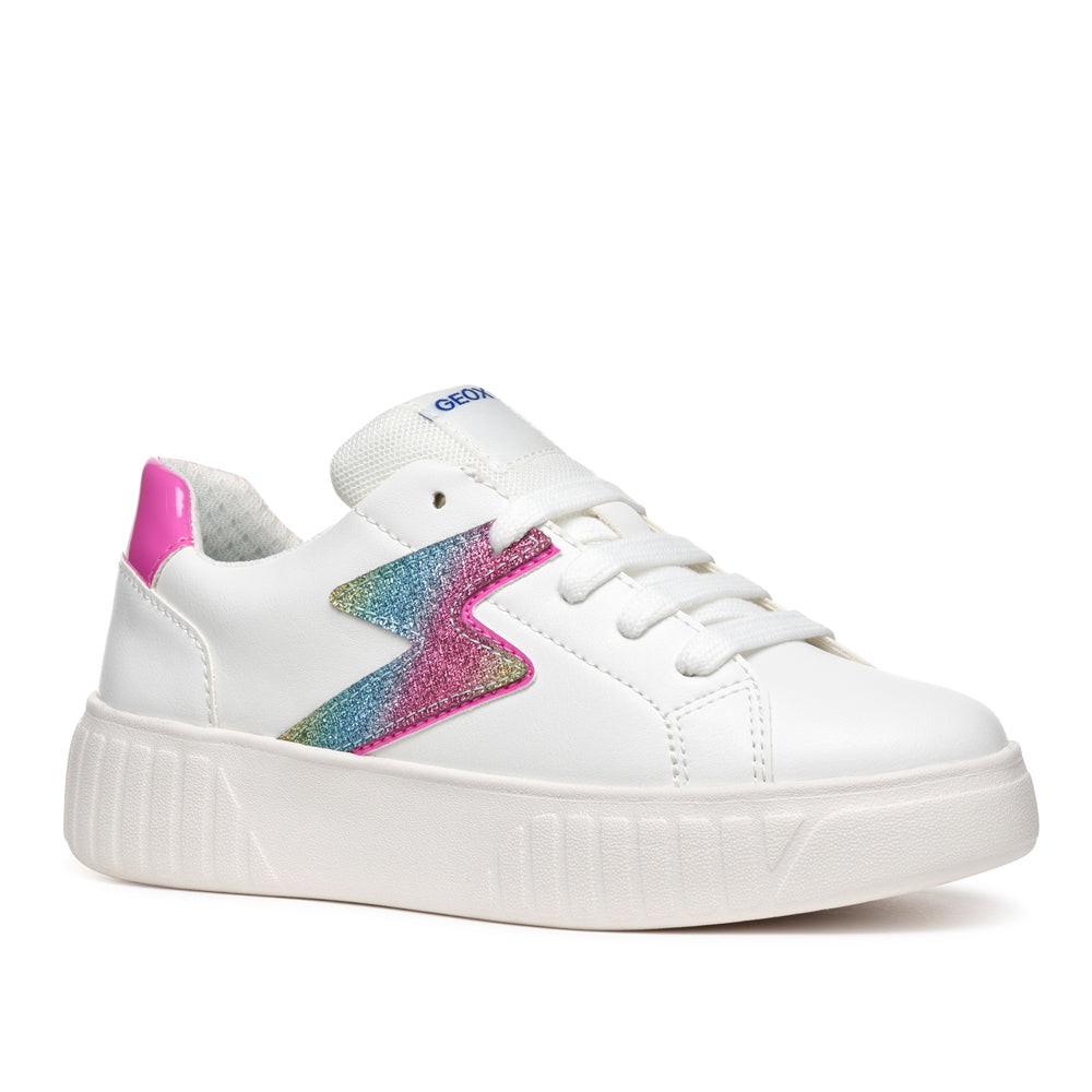 Sneakers Geox Mikiroshi Bambina - Bianco