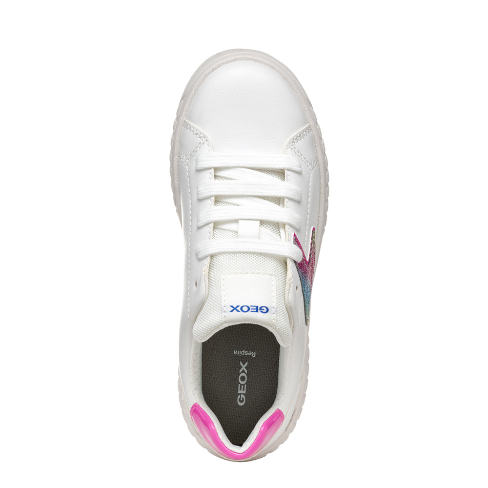 Sneakers Geox Mikiroshi Bambina - Bianco