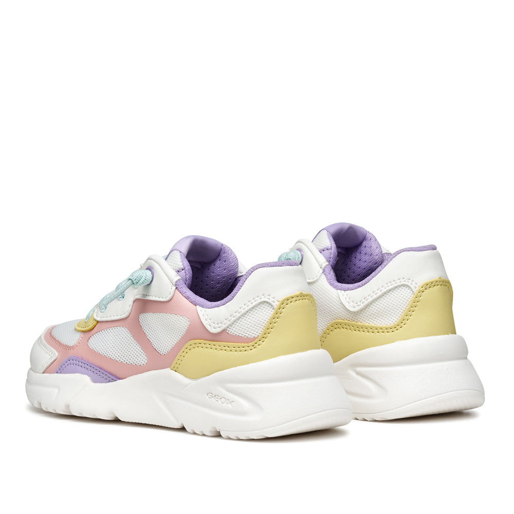 Sneakers Geox Loftus Bambina - Bianco
