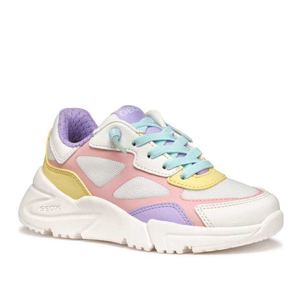 Sneakers Geox Loftus Bambina - Bianco