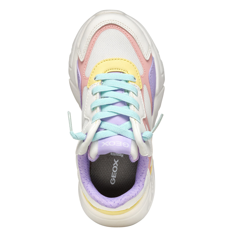 Sneakers Geox Loftus Bambina - Bianco
