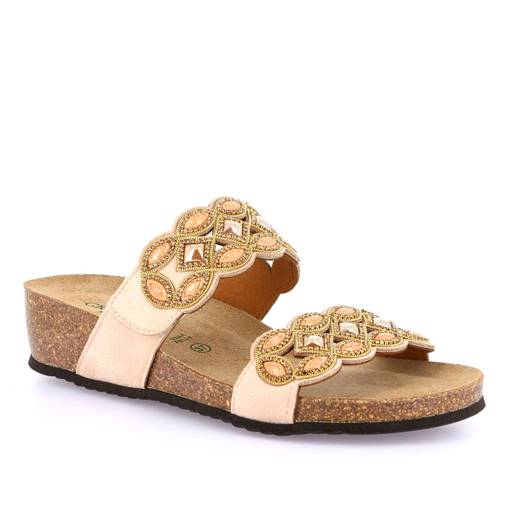 Sandalo Grunland 70 Memi Donna - Beige