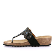 Sandalo Grunland 70 Memi Donna - Nero