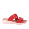 Ciabatta grunland c9 dema donna - rosso