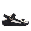 Sandalo grunland c9 dira donna - nero