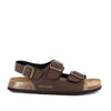 Sandalo grunland 40 bobo uomo - marrone