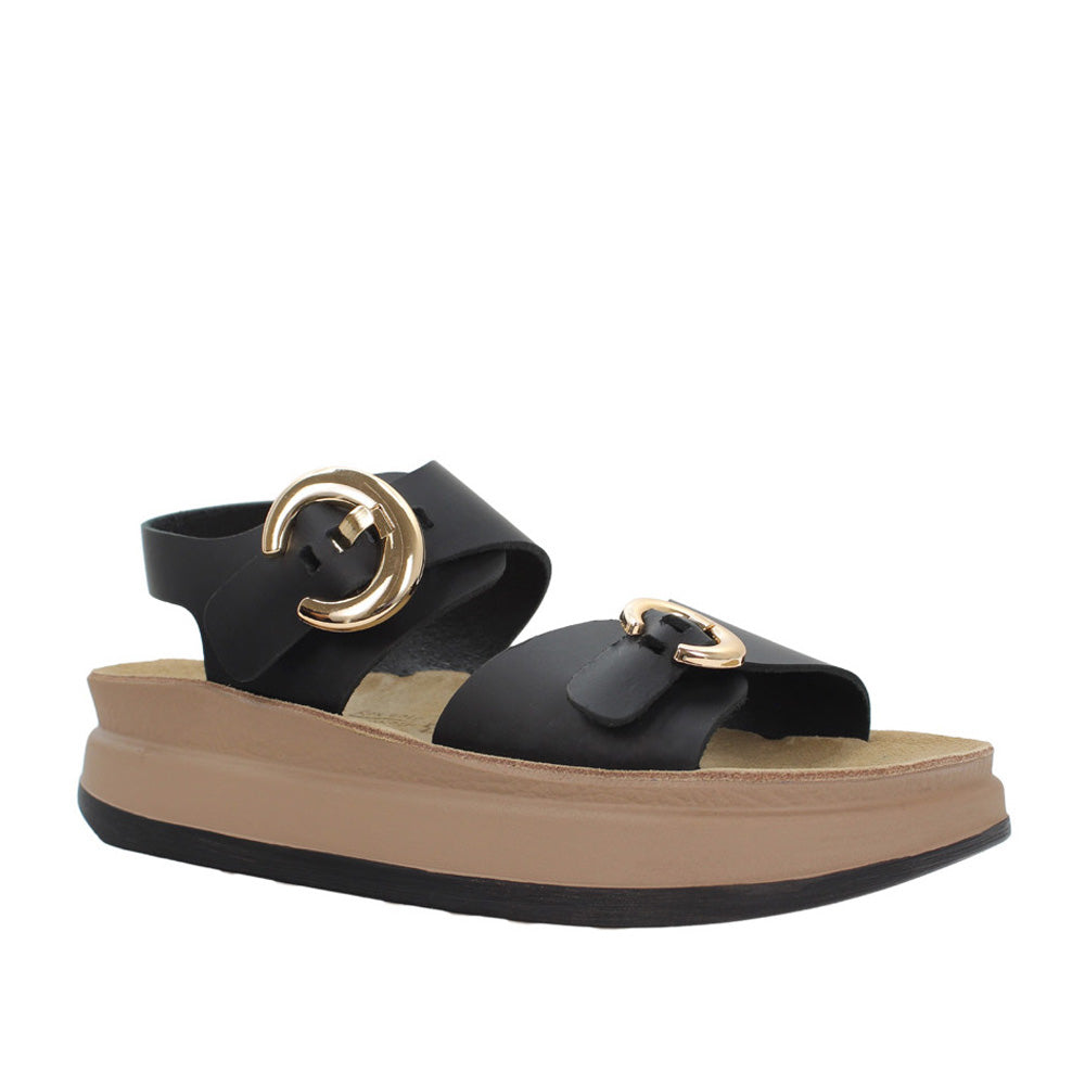 Sandalo Lumberjack Junia Donna - Nero