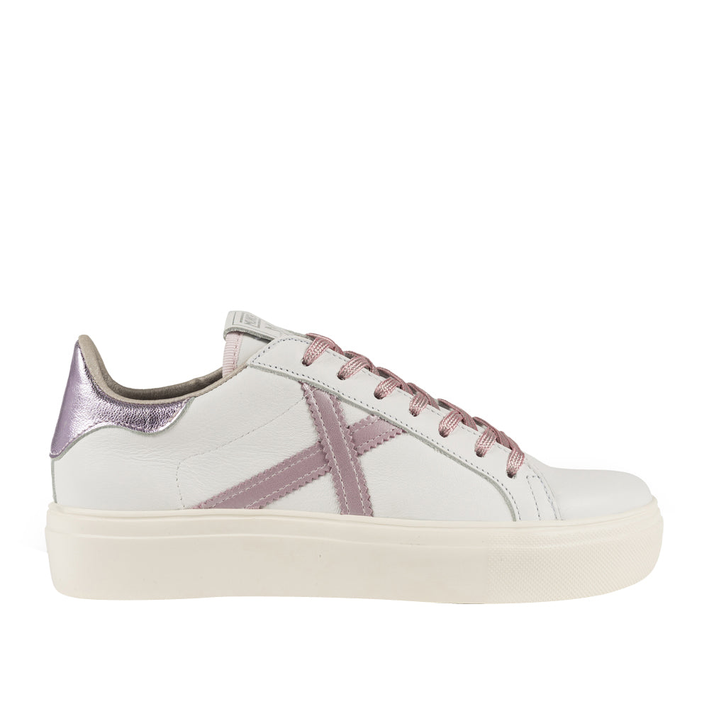Sneakers Munich Rete Sky 76 Donna - Bianco