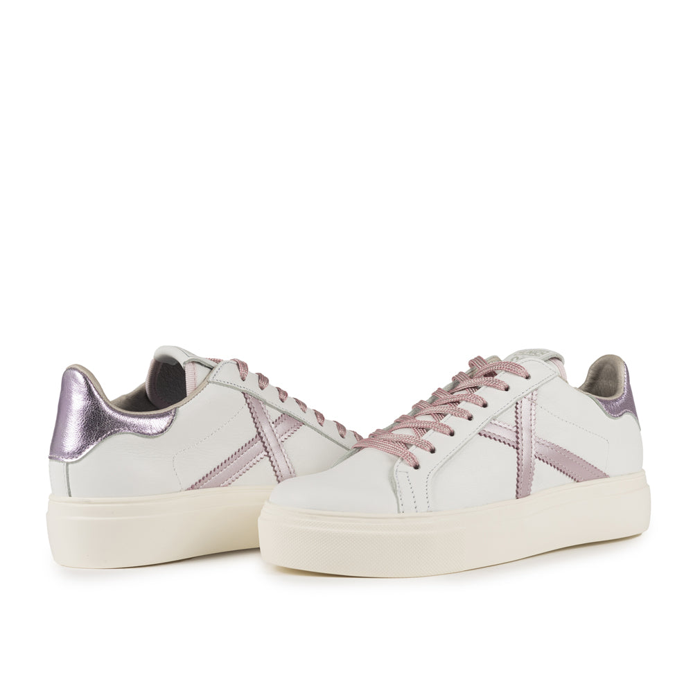 Sneakers Munich Rete Sky 76 Donna - Bianco