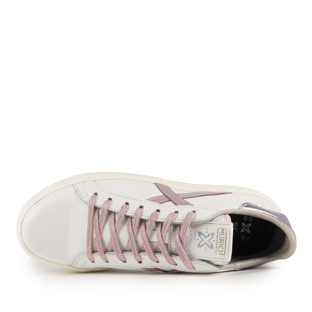 Sneakers Munich Rete Sky 76 Donna - Bianco