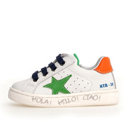 Sneakers Naturino Pinn Zip Bimbo - Bianco