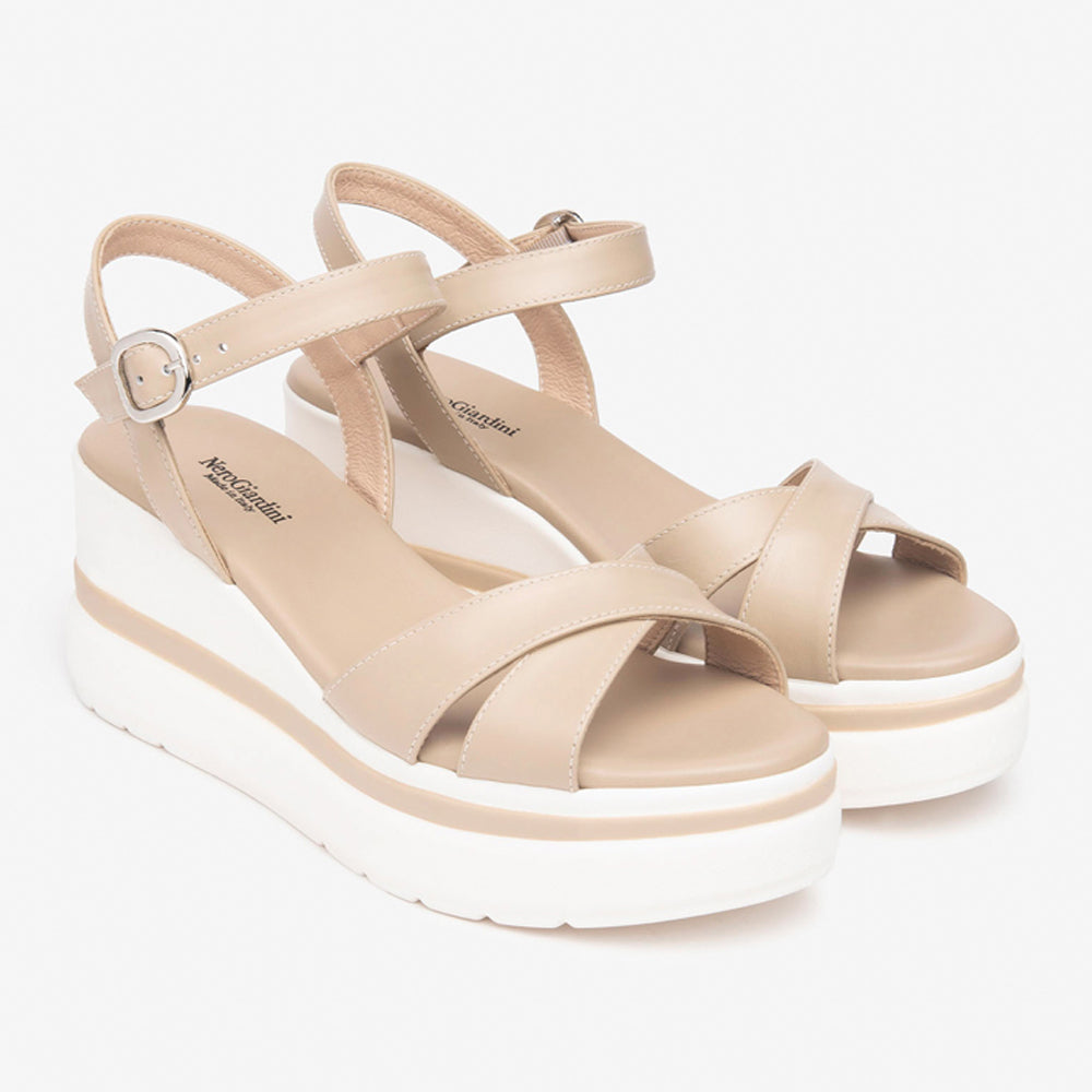 Sandalo NeroGiardini Donna - Beige