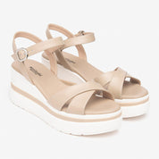 Sandalo NeroGiardini Donna - Beige