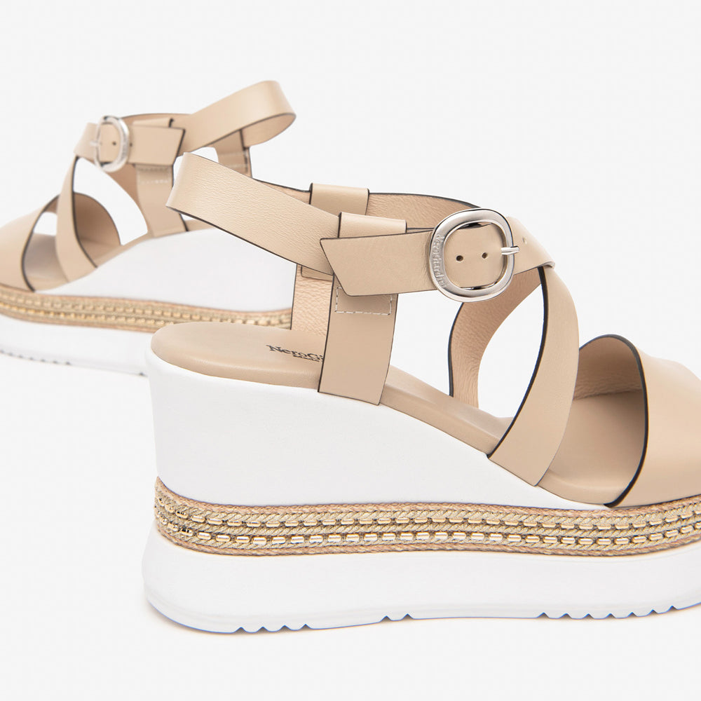 Sandalo NeroGiardini Donna - Beige