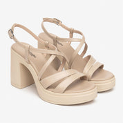 Sandalo NeroGiardini Donna - Beige