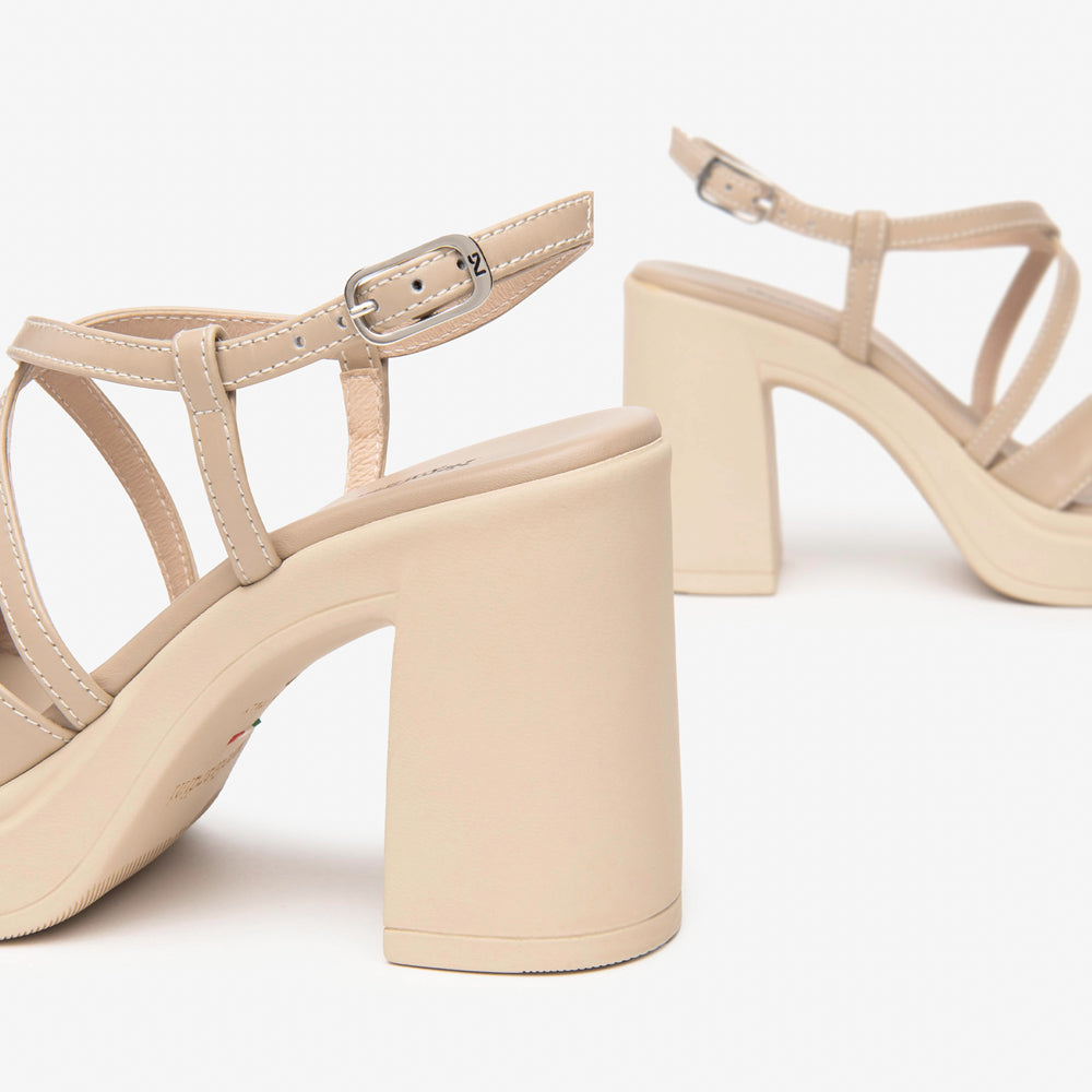 Sandalo NeroGiardini Donna - Beige