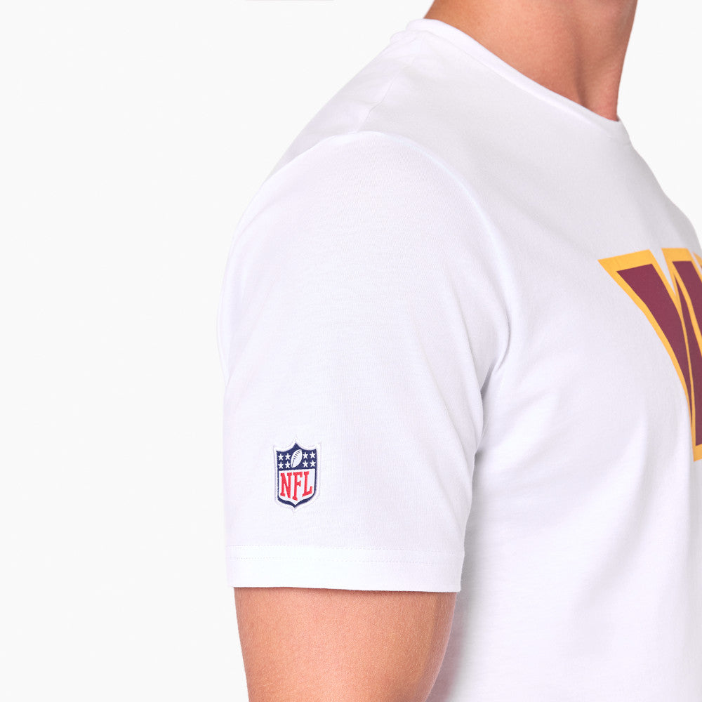 T-Shirt New Era Washington Commanders Uomo - Bianco