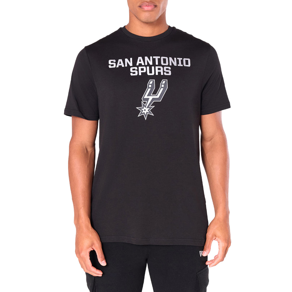T-Shirt New Era San Antonio Spurs Uomo - Nero