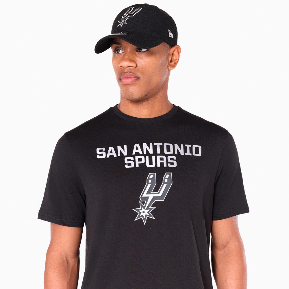 T-Shirt New Era San Antonio Spurs Uomo - Nero