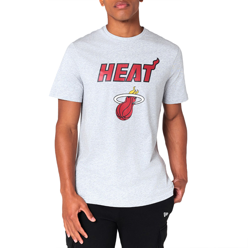 T-Shirt New Era Miami Heat Uomo - Grigio