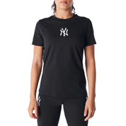 T-Shirt New Era New York Yankees Donna - Nero