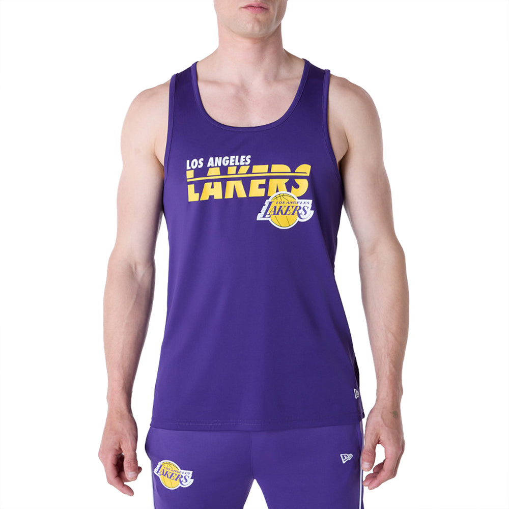 Canotta New Era Los Angeles Lakers Uomo - Viola