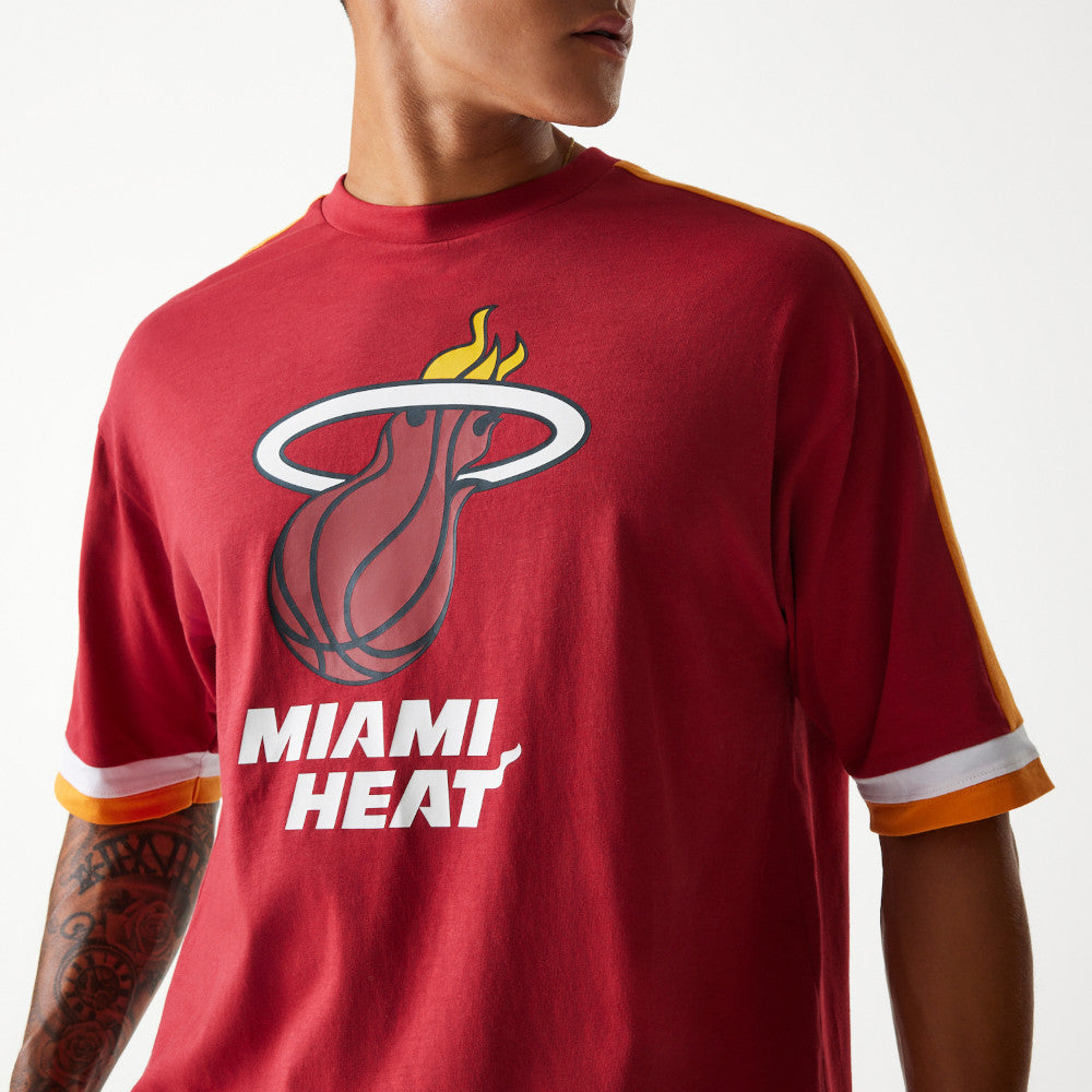 T-Shirt New Era Miami Heat Uomo - Rosso