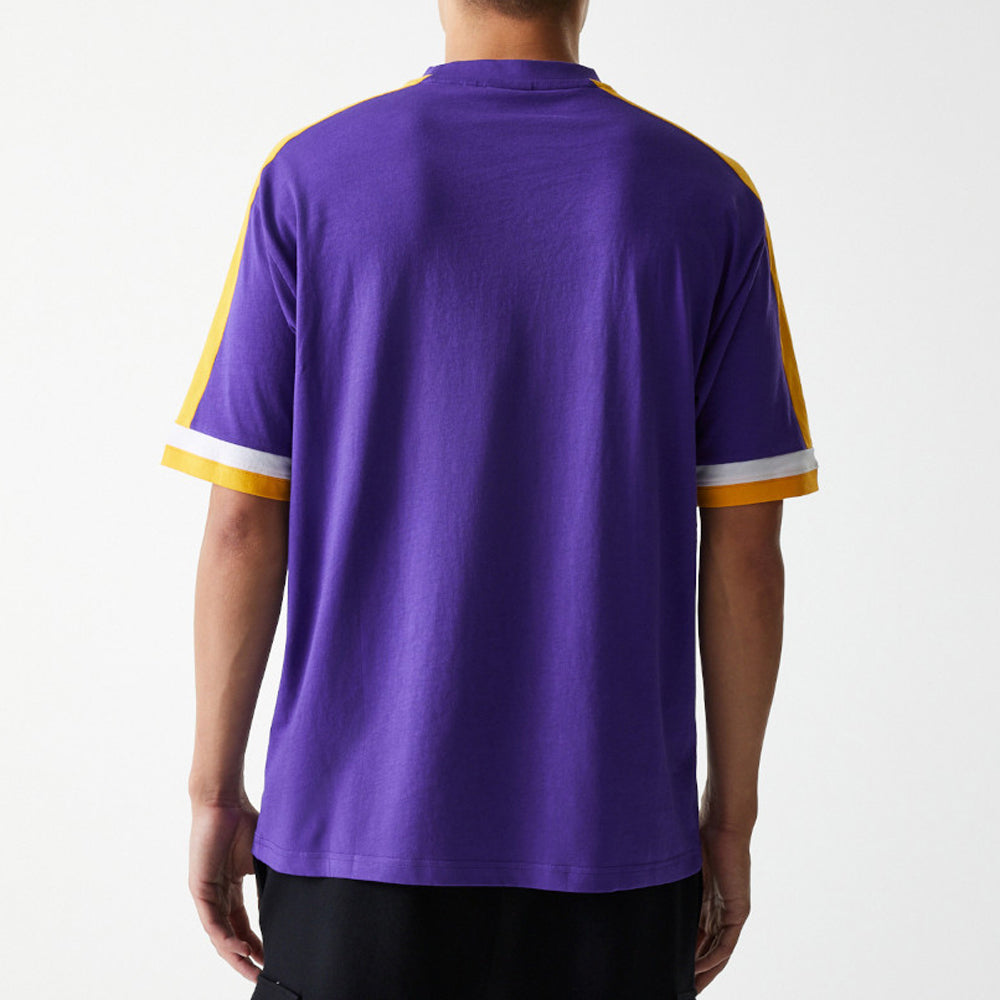 T-Shirt New Era Los Angeles Lakers Uomo - Viola