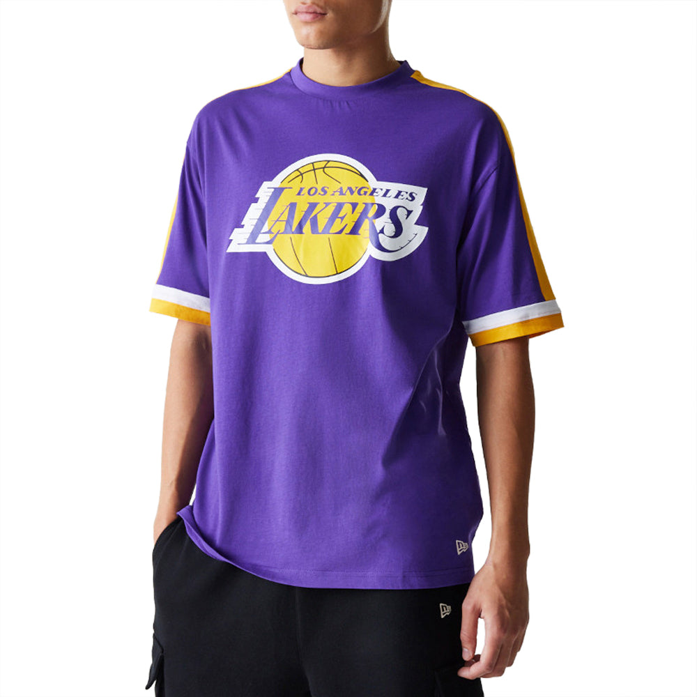 T-Shirt New Era Los Angeles Lakers Uomo - Viola