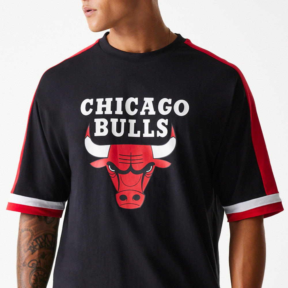 T-Shirt New Era Chicago Bulls Uomo - Nero