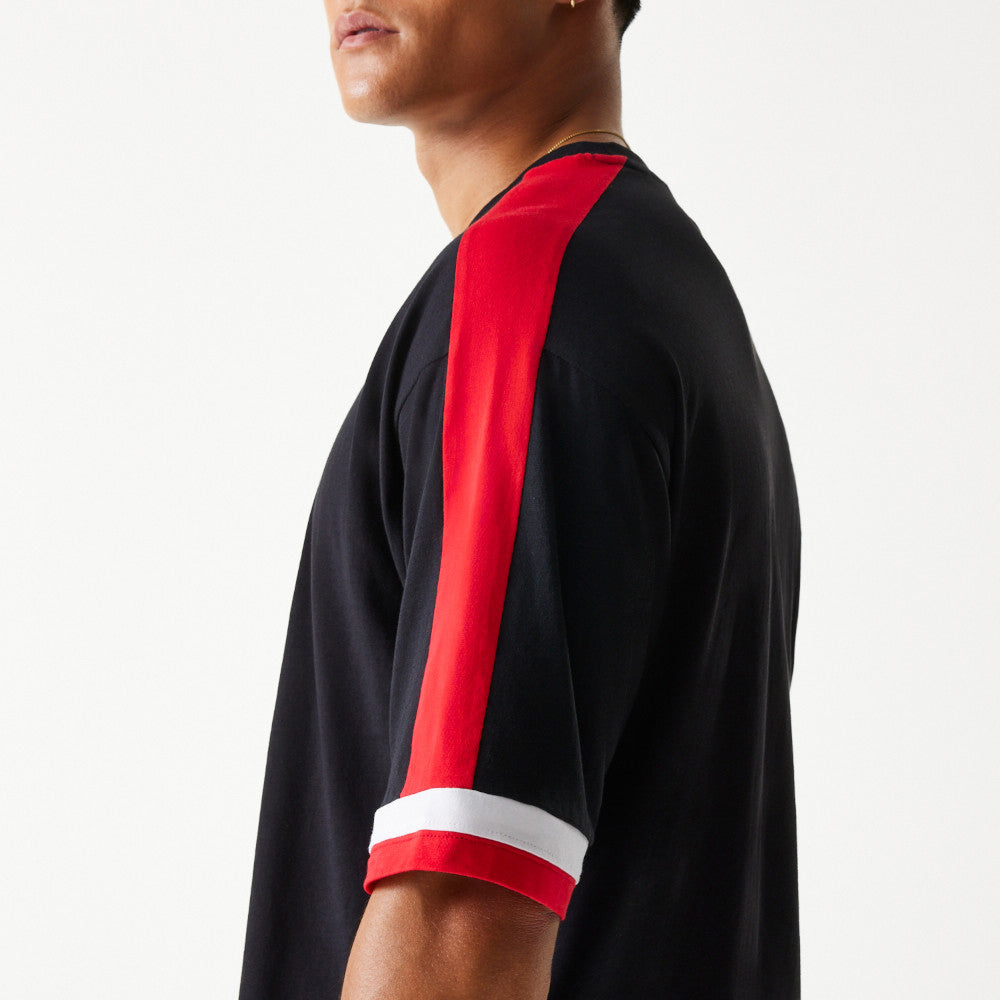 T-Shirt New Era Chicago Bulls Uomo - Nero