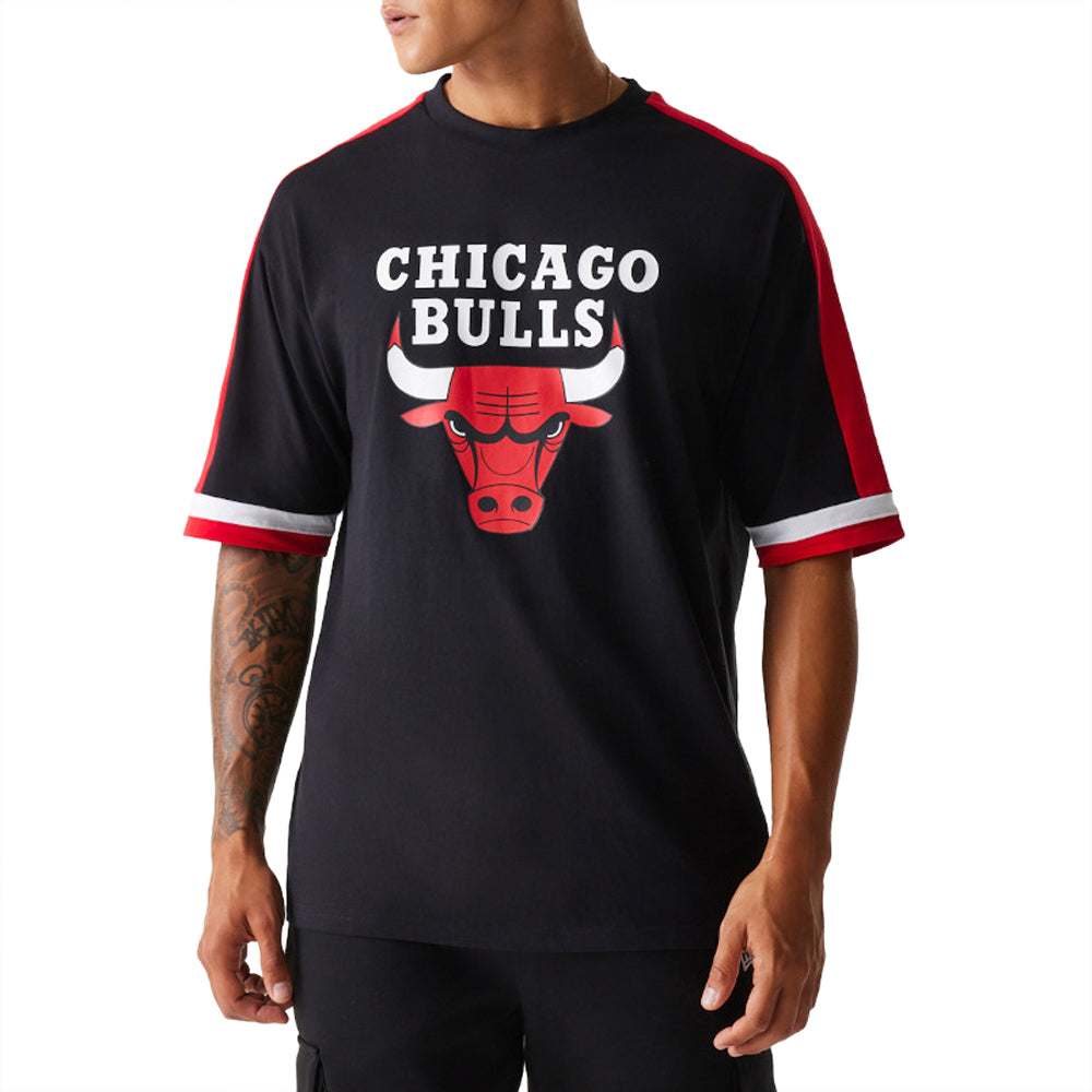 T-Shirt New Era Chicago Bulls Uomo - Nero
