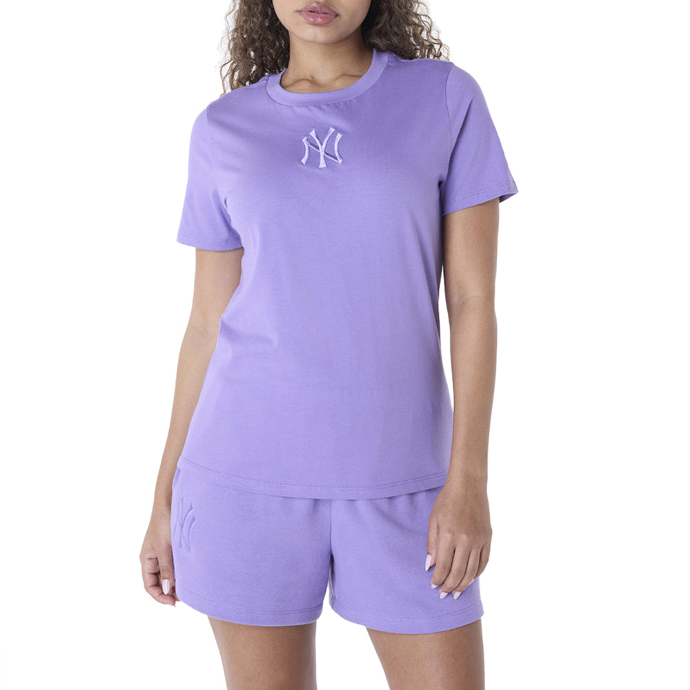 T-Shirt New Era New York Yankees Donna - Viola