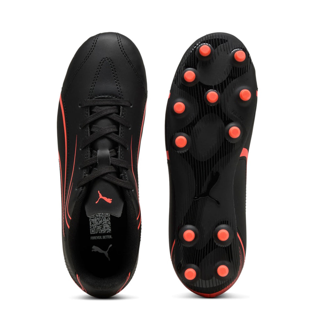 Scarpa Calcio Puma Vitoria Fg/ag jr Unisex Ragazzo - Nero