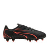 Scarpa calcio puma vitoria fg/ag jr unisex ragazzo - nero