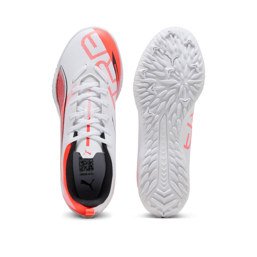 Scarpa Calcetto Puma Ultra 5 Play Tt jr Ragazzo - Bianco