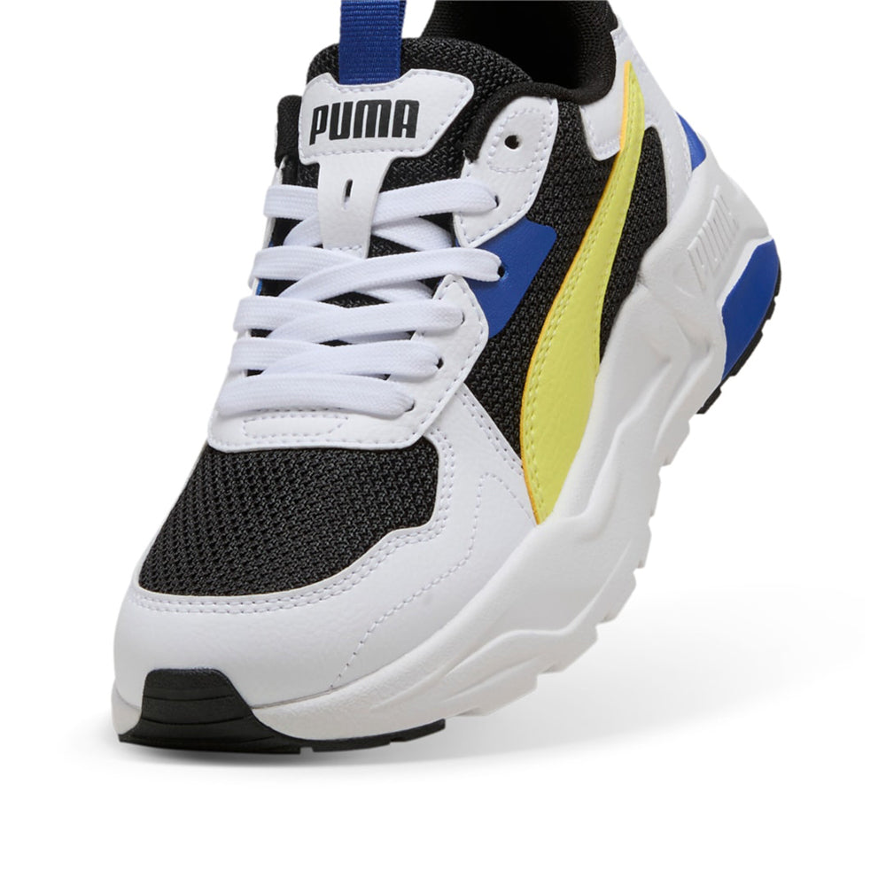 Scarpa Running Puma Trinity Lite jr Unisex Ragazzo - Bianco