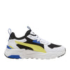 Scarpa running puma trinity lite jr unisex ragazzo - bianco