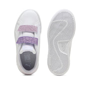 Sneakers Puma Smash 3.0 L Glitter Velcro V ps Bambina - Bianco