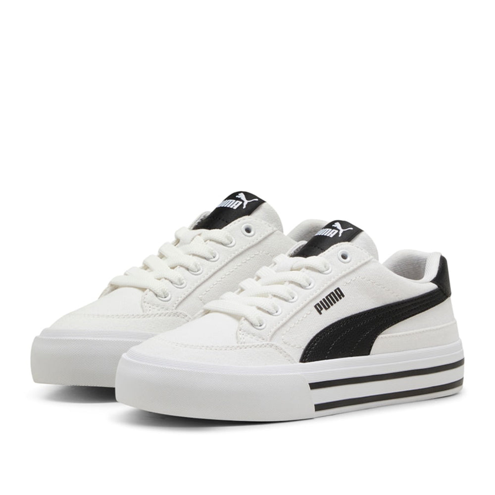Sneakers Puma Court Classic Vulc Fs jr Unisex Ragazzo - Bianco