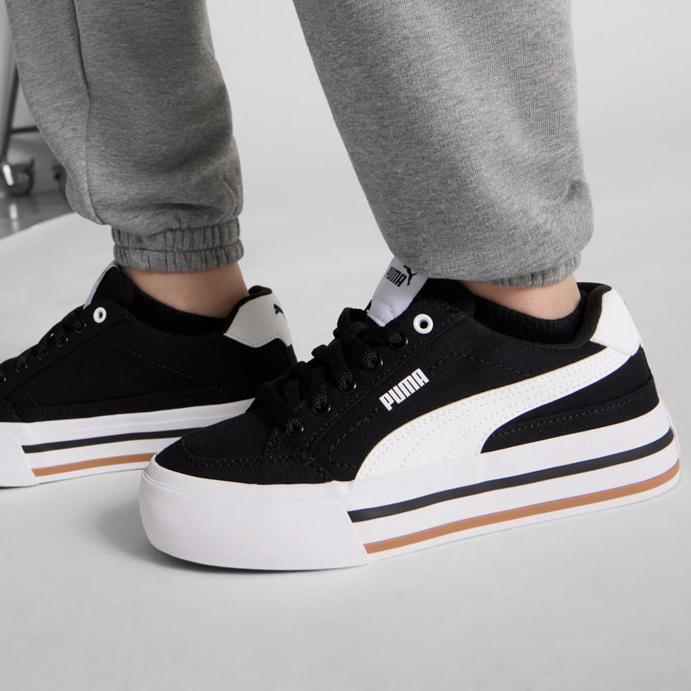 Sneakers Puma Court Classic Vulc Fs jr Unisex Ragazzo - Nero