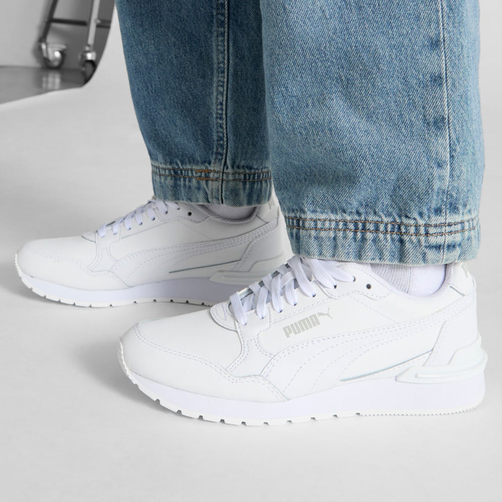 Sneakers Puma St Runner V4 L jr Unisex Ragazzo - Bianco