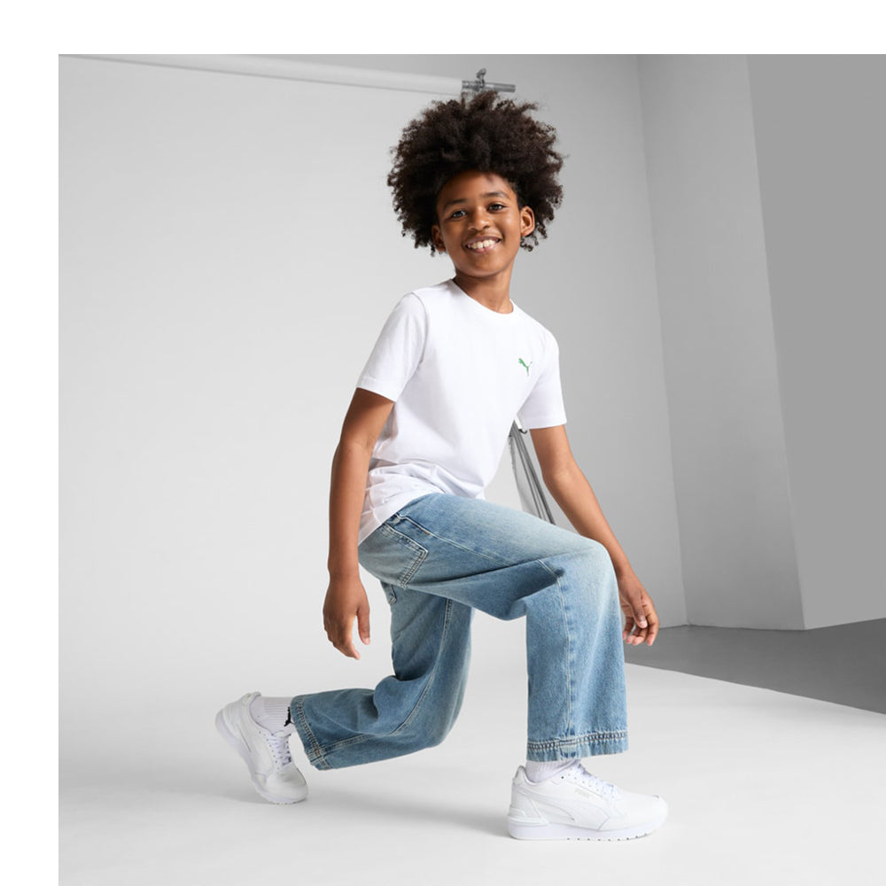 Sneakers Puma St Runner V4 L jr Unisex Ragazzo - Bianco