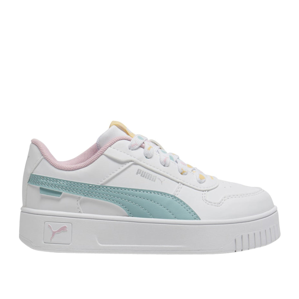 Sneakers Puma Carina Street Lacey ps Bambina - Bianco