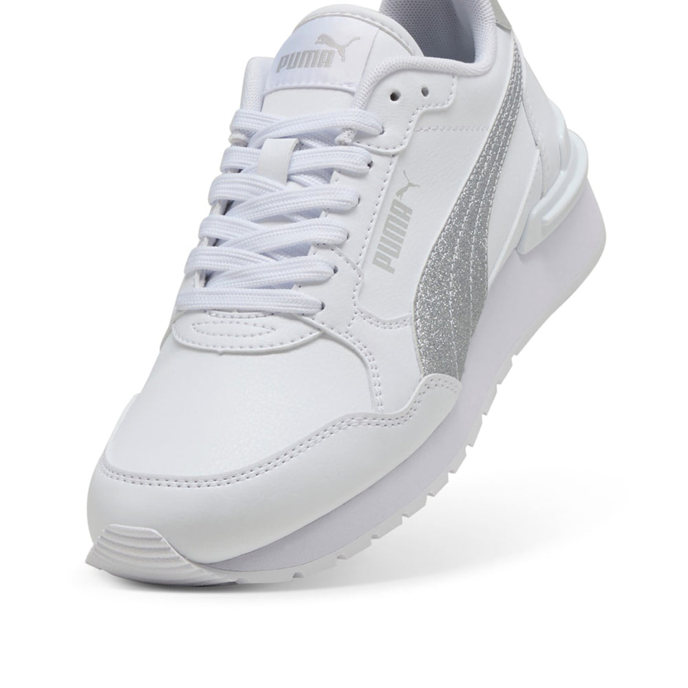 Sneakers Puma St Runner V4 Sl Glitter jr Ragazza - Bianco